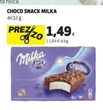 Coop Milka Choco Snack 128 G(ml) offerta