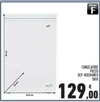 Conad Superstore Daya Congelatore Pozzo DCP-100SH4WF0 offerta