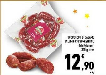 Conad Salumificio Sorrentino Bocconcini Di Salame Dolci offerta