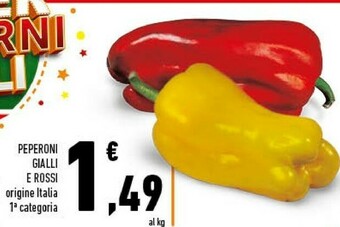 Conad Peperoni Gialli E Rossi offerta