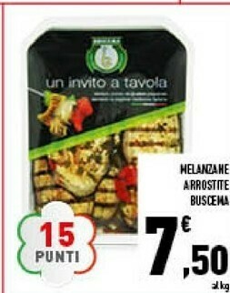 Conad Buscema Melanzane Arrostite offerta