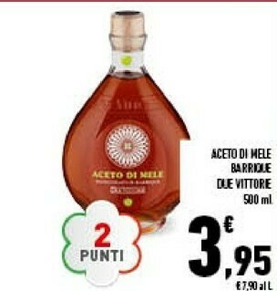Conad Due vittorie Aceto Di Mele 500 G(ml) offerta