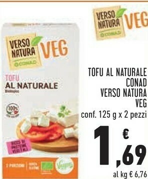 Conad Tofu Al Naturale offerta
