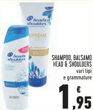 Conad Head & Shoulders Sport 2-in-1 Uomo Non Professionale 2-in-1 Shampoo&Balsamo 260 Ml offerta