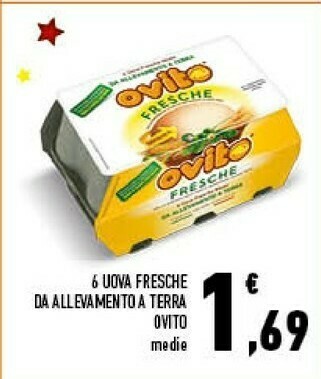 Conad Ovito Uova Fresche Da Allevamento A Terra offerta