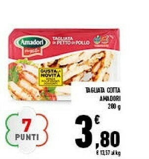 Conad Amadori Tagliata Di Petto Di Pollo 280 G(ml) offerta