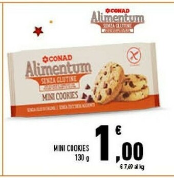 Conad Conad - Mini Cookies 130 G(ml) offerta