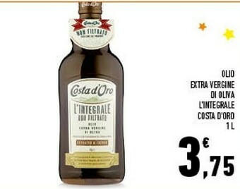 Conad Costa d'Oro L'Integrale Olio Extra Vergine Di Oliva 1000 G(ml) offerta