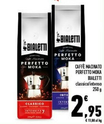 Conad Bialetti Perfetto Moka Classic 250 G offerta