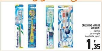 Conad Mentadent Spazzolino Manuale offerta