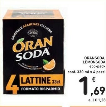 Conad Lemon soda Lemonsoda Oransoda offerta