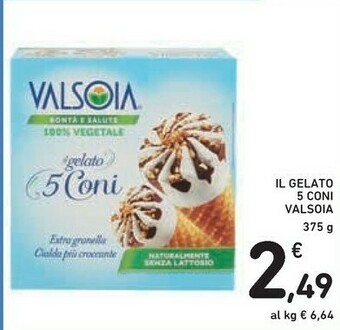 Conad Valsoia Il Gelato 5 Coni offerta
