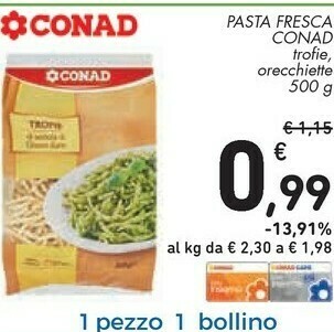 Conad Conad - Trofie 500 G(ml) offerta