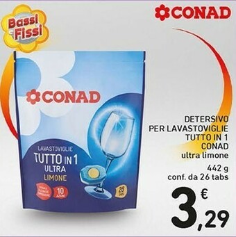 Conad Conad Detersivo Per Lavastoviglie Tutto In 1 offerta