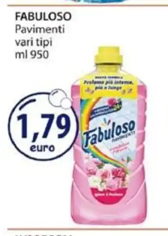 Acqua & Sapone Fabuloso Pavimenti vari tipi 950 ml offerta