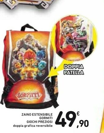 Conad Giochi preziosi Zaino Estensibile Gormiti offerta