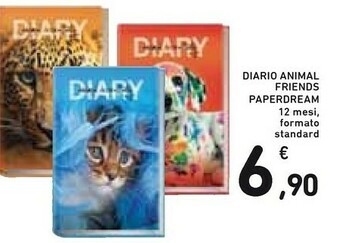 Conad Paperdream Diario Animal Friends offerta