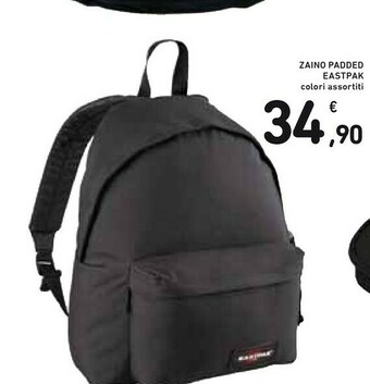 Conad Eastpak Padded Zipp'lR Zaino Nylon Nero offerta