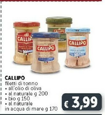 Callipo Filetti Di Tonno All'olio Di Oliva