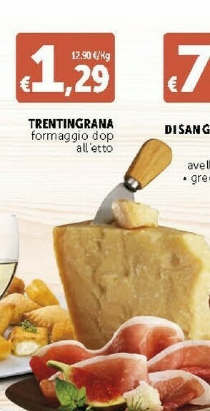 Deco Supermercati Trentingrana Formaggio Dop offerta