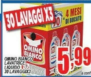 DEM Omino Bianco Lavatrice Liquido offerta