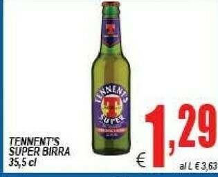 DEM Tennent's Super Birra offerta
