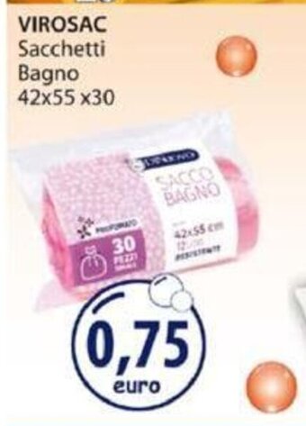 Acqua & Sapone Virosac Sacchetti Bagno 42x55x30 offerta