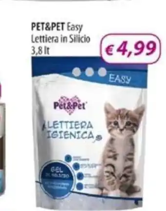 Acqua & Sapone Pet&Pet Easy Lettiera in Silicie 3,8 lt offerta