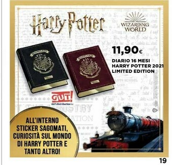 Ipercoop Diario 16 Mesi Harry Potter 2021 Limited Edition offerta