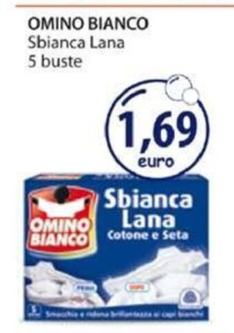 Acqua & Sapone Omino Bianco Sbianca Lana 5 buste offerta