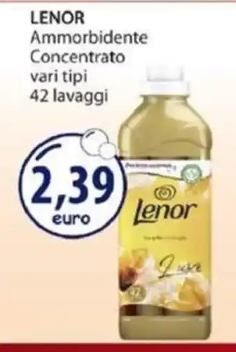 Acqua & Sapone Lenor Ammorbidente Concentrato vari tipi 42 lavaggi offerta
