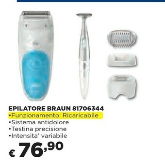 Ipercoop Braun Epilatore offerta