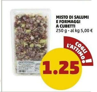 PENNY Misto Di Salumi E Formaggi A Cubetti offerta