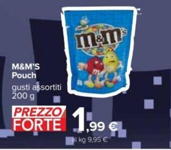 Carrefour M&M's Pouch gusti assortiti 200 g offerta