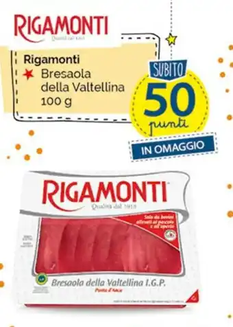 Conad City Rigamonti Bresaola della Valtellina 100g offerta