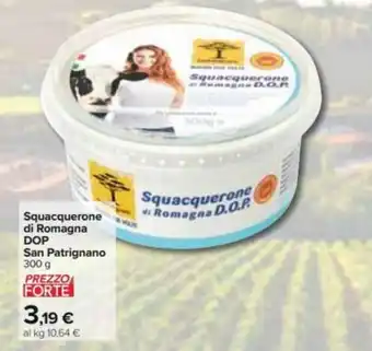 Carrefour San Patrignano Squacquerone di Romagna DOP 300 g offerta
