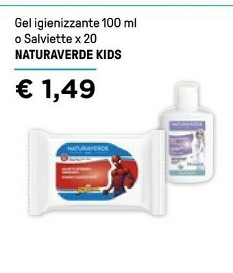 Iper La Grande Naturaverde Kids Gel Igienizzante offerta