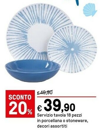 Servizio Tavola 18 Pezzi