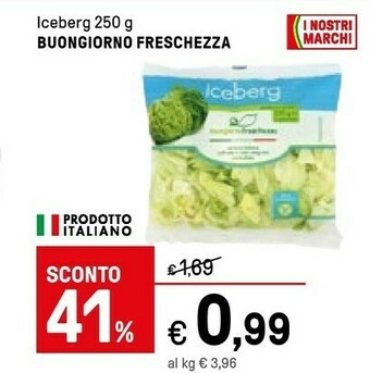 Iper La Grande Buongiorno freschezza Iceberg offerta