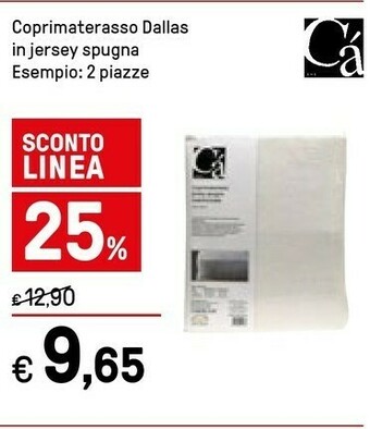 Iper La Grande Coprimaterasso Dallas In Jersey Spugna Esempio:2 Piazze offerta