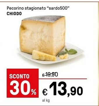Iper La Grande Chiodo Pecorino Stagionato Sardo 500 offerta