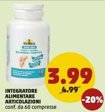 PENNY Integratore Alimentare Articolazioni offerta