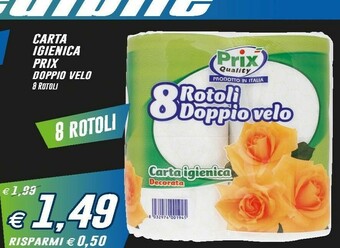 Prix Quality Carta igienica offerta