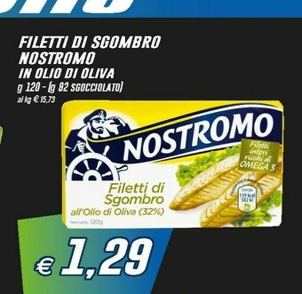 Prix Quality Nostromo Filetti di sgombro offerta