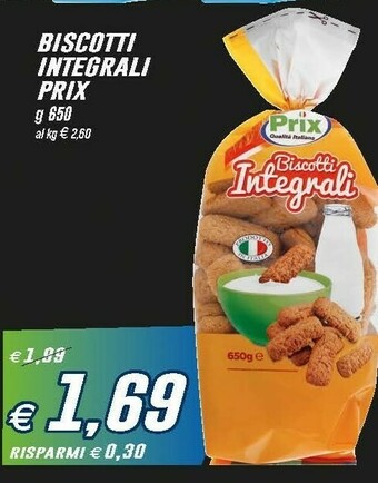 Prix Quality Biscotti offerta