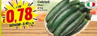Prix Quality Cetrioli offerta