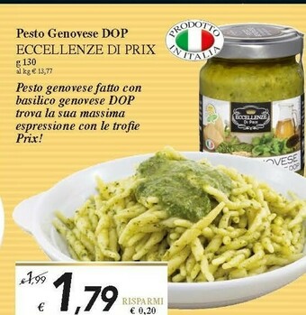 Prix Quality Pesto offerta