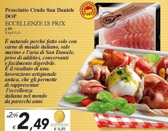Prix Quality Marino Prosciutto San Daniele offerta