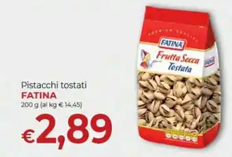 Iper Nonna Isa Fatina Pistacchi tostati 200 g offerta