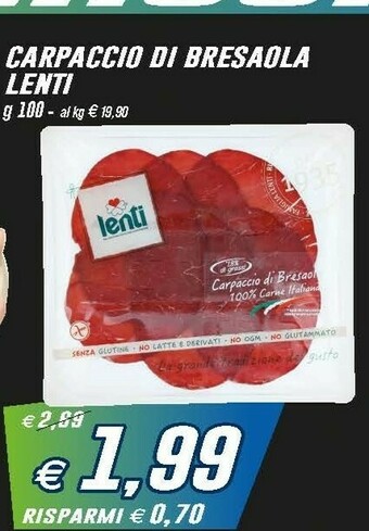 Prix Quality Bresaola offerta